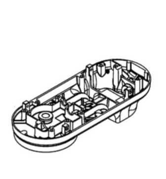 KitchenAid 5 & 6 Qt Lower Gearcase Housing - Various Colors